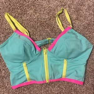 Victoria’s Secret 80s retro vibe bikini top XS